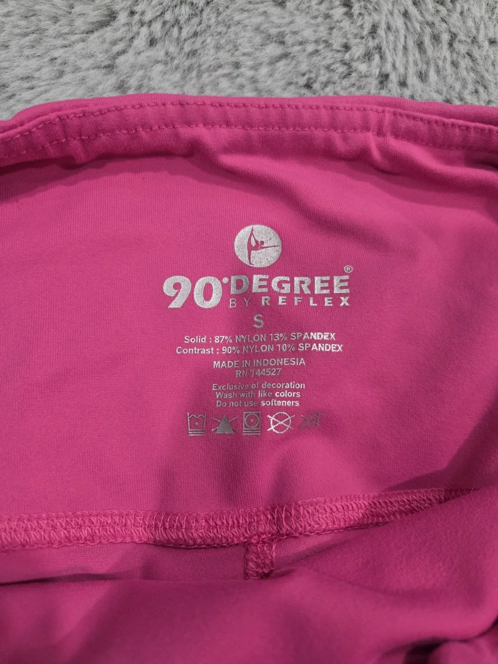 Reflex Hot Pink High-Waist Bike Shorts